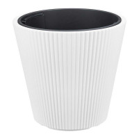 Кашпо СТРИП 30 л со вставкой Белый М3413 х1