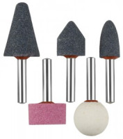 Набор ЗУБР "МАСТЕР": Абразивные минишарошки-насадки для дрели, хвостовик d 6мм