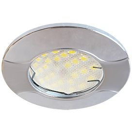 Ecola HL029s MR16 GU5.3 св-к Волна Сатин-Хром/Хром 32x90 FM1625EFS (10!)