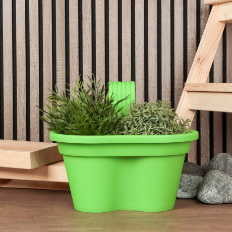 INBLOOM Кашпо подвесное 2 ячейки, 31х26х26см, PP