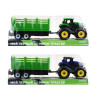 ИГРОЛЕНД Мой первый мини-трактор с прицепом, инерция, РР, 27,6х11х8,2см, 2 дизайна