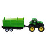ИГРОЛЕНД Мой первый мини-трактор с прицепом, инерция, РР, 27,6х11х8,2см, 2 дизайна