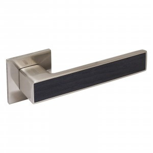 АЛЛЮР АРТ "Лана" SN (868TSD) защитная пленка, мат.ник/темно-серое дерево Комплект ручек (20)