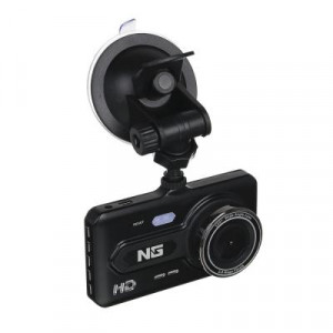 NG Видеорегистратор Full HD с 2 камерами, 150гр, дисплей 4&quot;, Micro-SD, 12/24 В 3.4М, пластик