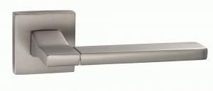 Ручка дверная компл.квадрат.основ. PUERTO Тирамису никель супер матовый INAL 524-03 MSN