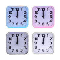 LADECOR CHRONO Будильник, 8,5х8,5х3,5см, 1xAA, пластик, 4 цвета