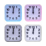 LADECOR CHRONO Будильник, 8,5х8,5х3,5см, 1xAA, пластик, 4 цвета
