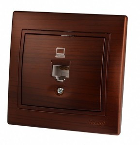 "Lezard Мира роз. компьют. СУ 1 мест. маун (RJ45) (корпус PC) 701-0404-139