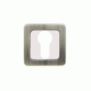 Накладка для ц/м АЛЛЮР АРТ ET-S1 MAB/CP(4232) квадратное основание мат.бронза/хром (100,10) (компл)