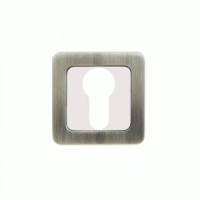 Накладка для ц/м АЛЛЮР АРТ ET-S1 MAB/CP(4232) квадратное основание мат.бронза/хром (100,10) (компл)