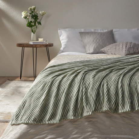 PROVANCE Эвкалипт Плед микрофибра, 180х200см, 180гр/м, зеленый