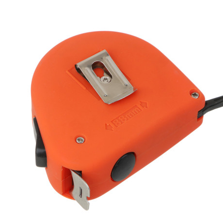 ЕРМАК Рулетка "СОФТ-ТАЧ", 7,5м х 25мм, одинарный зацеп, корпус PP