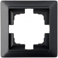 Bylectrica СТИЛЬ Рамка 1-х мест. черный графит, (ЮЛИГ.735212.206 черный графит)