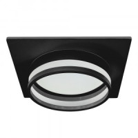 Feron св-к встр. под лампу GX53 черный квадрат IP20 110х110х48 DL503 LUNA 51092