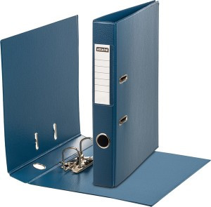 Папка-регистратор Attache с покрытием  ПВХ, 50мм, т.-синий 1203747