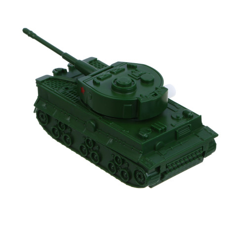 ИГРОЛЕНД Танк с заводным механизмом "Военная операция", крутится башня, ABS, 9,5х4,5х5 см, 3 диз