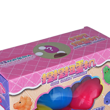 Игрушка сюрприз "Мялки в яйцах", 8 штук, 37,5х10,5х24,5см, TPR, PVC