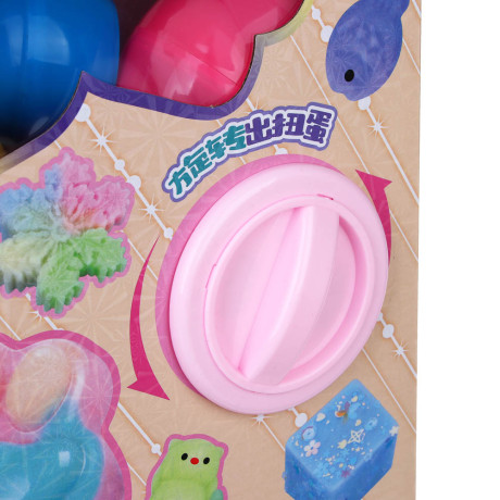 Игрушка сюрприз "Мялки в яйцах", 8 штук, 37,5х10,5х24,5см, TPR, PVC