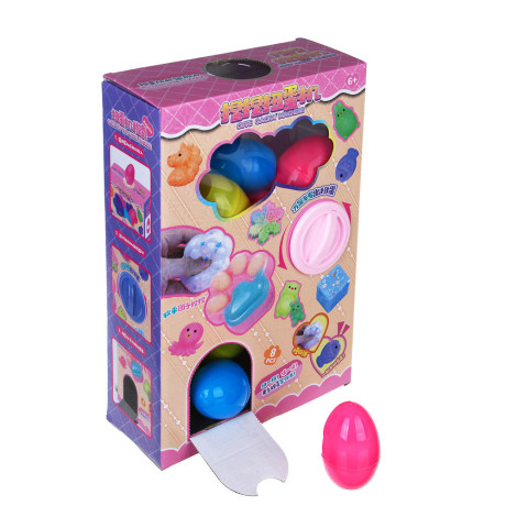 Игрушка сюрприз "Мялки в яйцах", 8 штук, 37,5х10,5х24,5см, TPR, PVC
