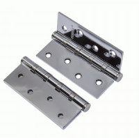 Петля под врезку PUERTO 100*75*2,5, 4 кольца, б/колп. хром блест. IN100-4S FH CP(2шт)