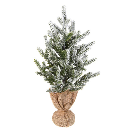 СНОУ БУМ Елочка литая 100% РЕ, на пеньке, 30 см, 26-62