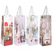 Пакет подарочный для бутылки "Сказка" (12шт!) Волшебная страна