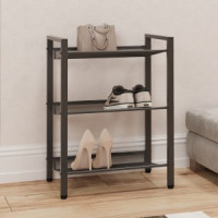 Подставка д/обуви (пвл) Торонто 13 (3полки) 47*26,5*61 (графит) ПДОТ13Гр под заказ ЗМИ