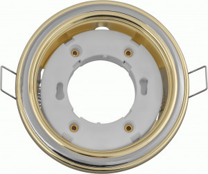 Navigator св-к встр GX53 2 кольца 106(90)x38 золото-xром NGX-R10-002-GX53 93066