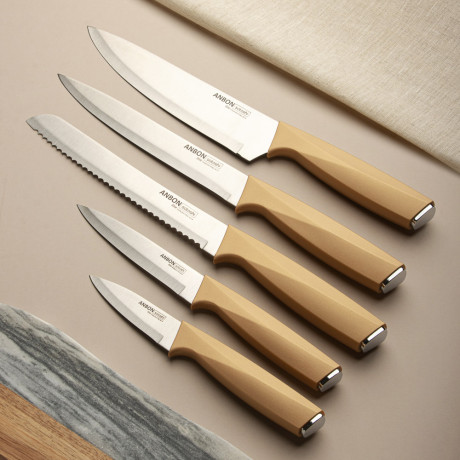 SATOSHI Анбон Набор ножей кухонных 8пр, вращающаяся подставка