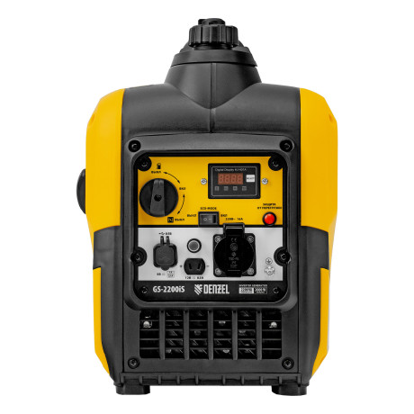 Генератор инверторный GS-2200iS, 2,2 кВт, 230 В, закрытый корпус, ручной старт DENZEL