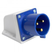 STEKKER силовая вилка CEE стационарная ST-523 32А 2P+PE 220В IP44 PPG32-523-44 49445