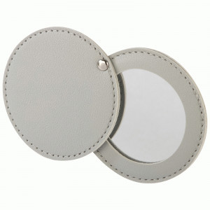 Зеркало карманное круглое d=7см металл 109513 Идеальная