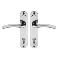 Ручки на планке AVERS HP-85.0126-CR (хром, под цилиндр, межос-85мм)   \24