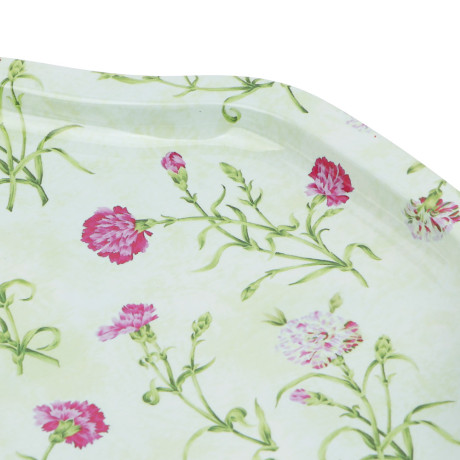 Поднос металлический "Цветы", 33х27см