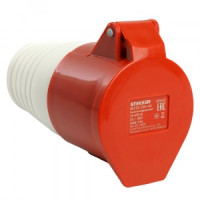 STEKKER силовая розетка CEE переносная ST-225 3P+PE+N 32А 380В IP44, RST32-225-44 49443