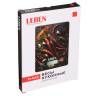 LEBEN Весы кухонные электронные, прямоуг., стекло с дизайном, макс.нагр. 5кг (точн.измер. 1гр)
