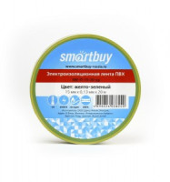 Smartbuy Изолента ПВХ 15/20 0.13х15мм, 20метров, желто-зеленая (SBE-IT-15-20-yg)
