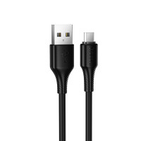 hoco. Кабель для зарядки модель X120, USB-C 1м, цвет: черный