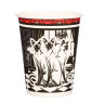 Набор бумажных стаканов Котики нуар, в т/у пленке, 6 шт*250 мл
