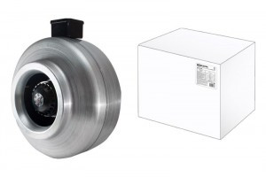 TDM Вентилятор канальный центробежный ВК-200, 80W, 870м3/ч, 2410об/мин, 365х260х365мм SQ1807-0504