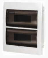 EKF бокс (корпус) пластик ЩРВ-П-45 встраиваемый с дымчатой дверцей IP40 pb40-v-45