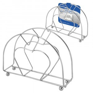 Подставка д/салфеток "Яблоко" (кратность 6шт!!!), сталь/хром проволока AN52-62 Мультидом