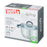 VETTA Вена Кастрюля 24х13,5см. 6,0л. со стекл. крышкой, индукция
