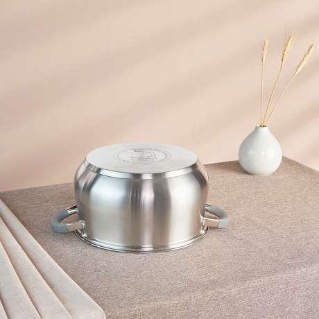 VETTA Вена Кастрюля 24х13,5см. 6,0л. со стекл. крышкой, индукция