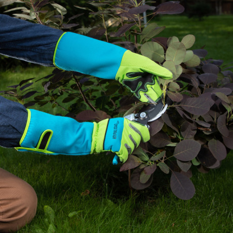 Перчатки садовые с удлиненной манжетой, размер 8, Luxe Palisad