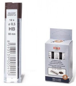 Грифель запасной KOH-I-NOOR 4152/НВ 0,5мм