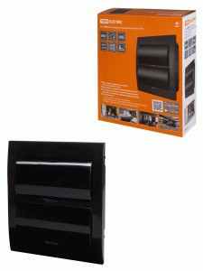 TDM бокс (корпус) пластик. ЩРВ-П-24 мод. встраиваемый, Антрацит IP41 SQ0902-1006