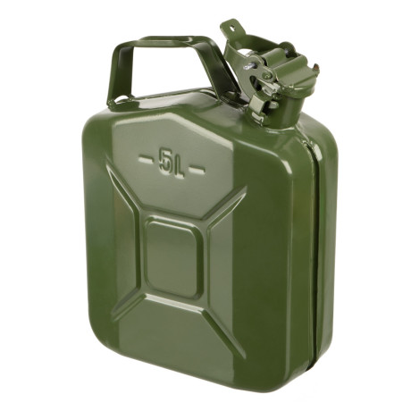 Канистра для топлива, металлическая, толщина стенок 0,8мм, 5 литров