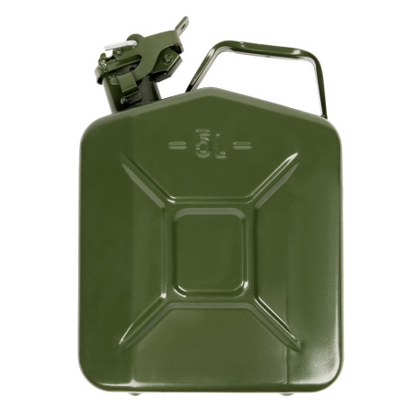 Канистра для топлива, металлическая, толщина стенок 0,8мм, 5 литров
