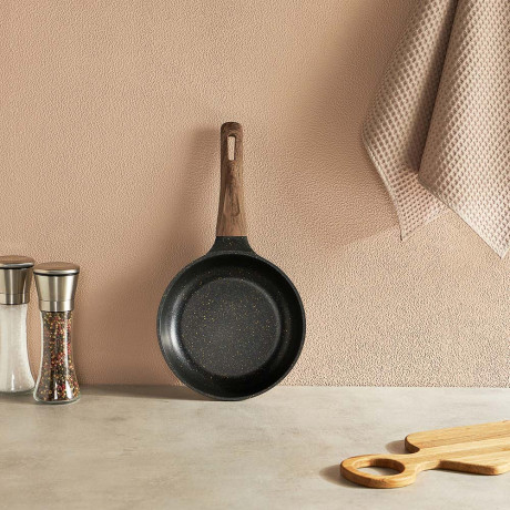 SATOSHI Карнуа Сковорода литая d20см, антипригарное покрытие Мрамор, индукция